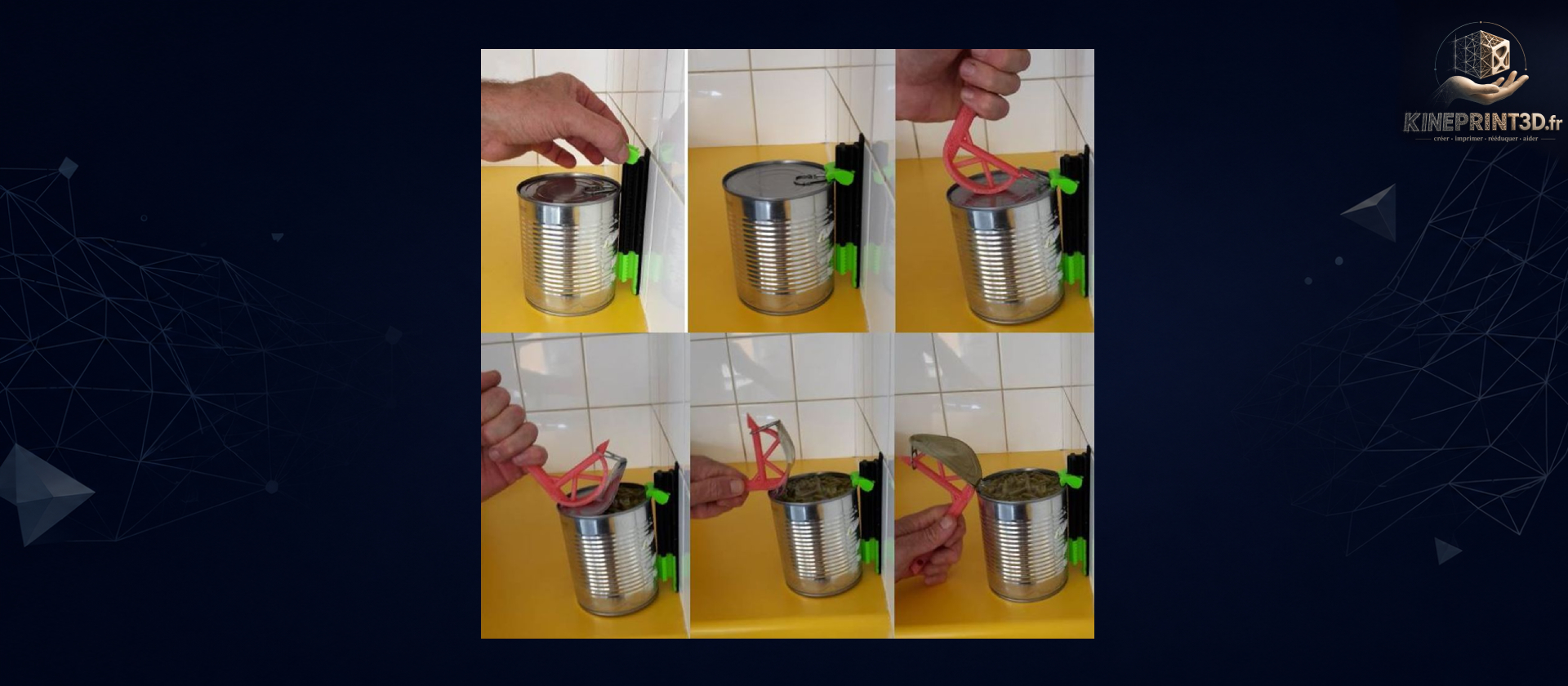 Ouvre boite adapté